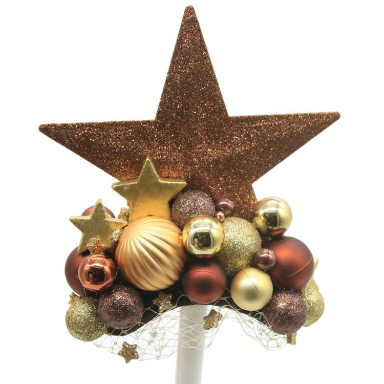 haddress xmas glitter Stern und Kugeln